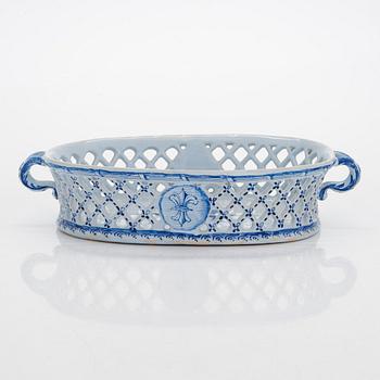 Rörstrand, a mid-18th-century faience bowl dated  8 november 1758.