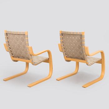 Alvar Aalto, nojatuolipari malli 406 Artek 1970-luku.