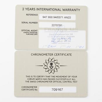 Corum, Admiral’s Cup, Seafender 48, Deep Hull, "Limited Edition", wristwatch, 48 mm.