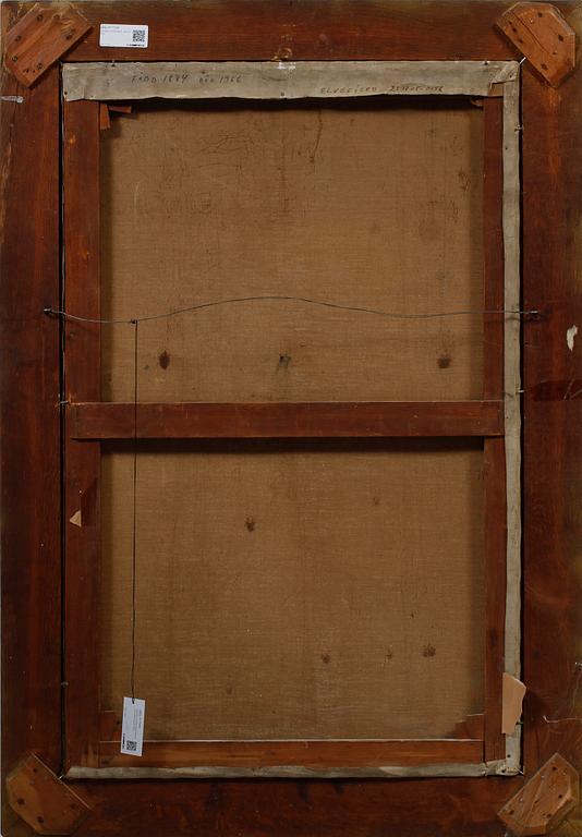 OKÄND KONSTNÄR, olja på duk, omkring år 1900.