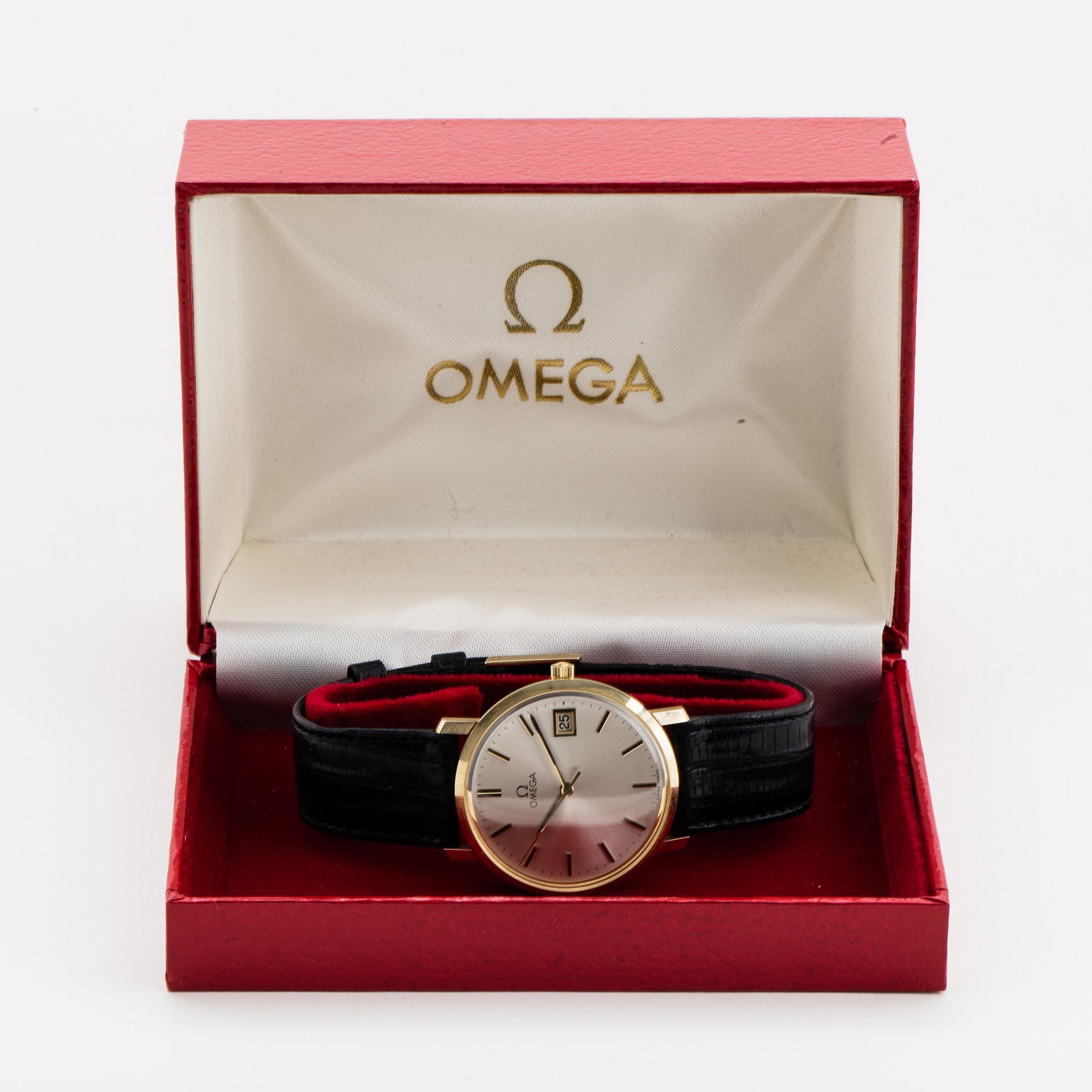 Omega, wristwatch, 34 mm.