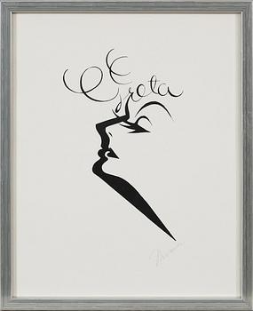 Einar Nerman · EINAR NERMAN, litografi, signerad.