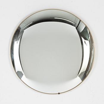 A brass mirror, 1960's/70's.