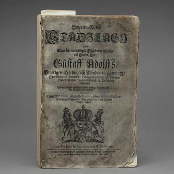 LAGBOK, "Swerikes Rijkes Stadslagh", 1665.