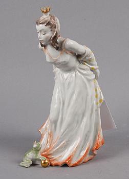 FIGURIN, porslin, modellnr 1793, Friedrich-Gronau, Rosenthal Kunstabsteilung, Tyskland.