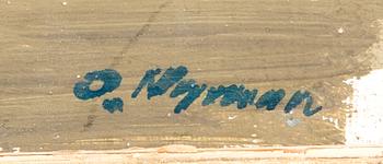 Olle Nyman, oil on canvas, signed.