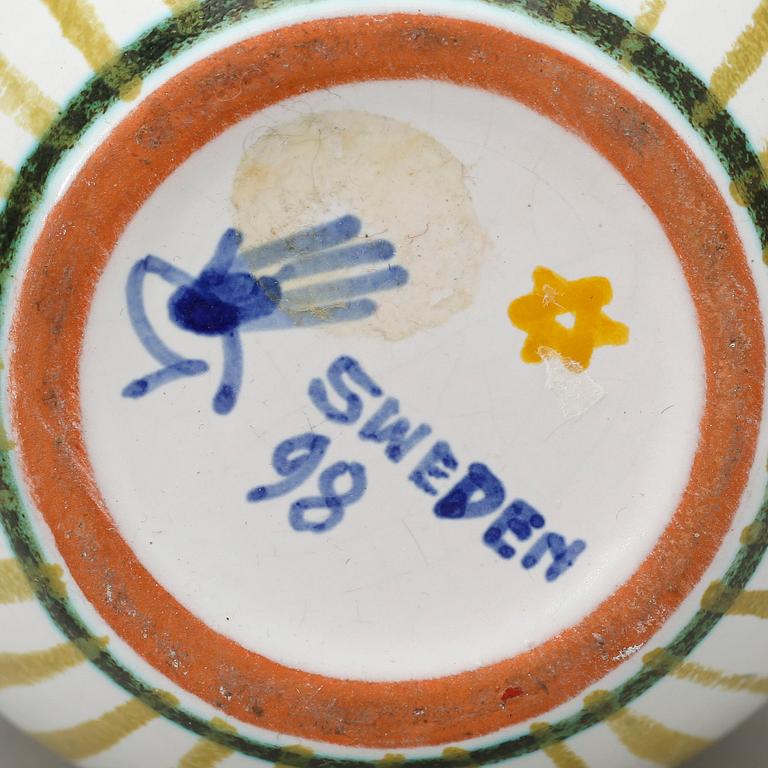 KANNA, fajans, Stig Lindberg, Gustavsberg.