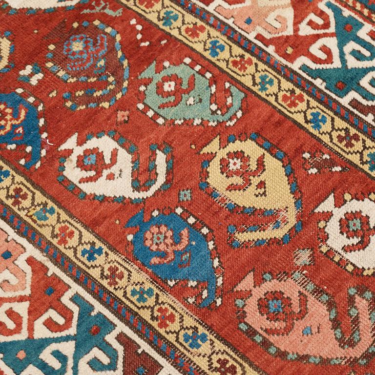 ANTIK KAUKASISK GALLERI, SANNOLIKT KAZAK. 320 x 95,5 cm.