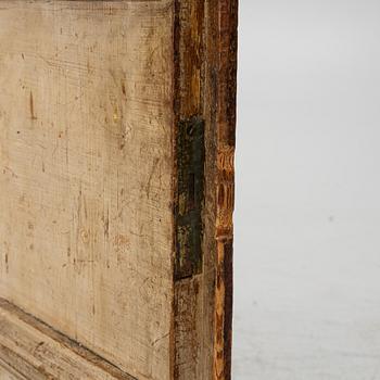 A writing cabinet, Värmland, dated 1862.