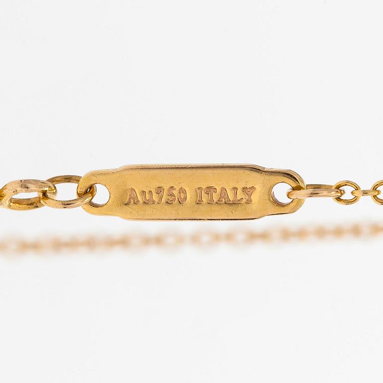 Tiffany & Co, halsband, "T Smile", 18K guld.