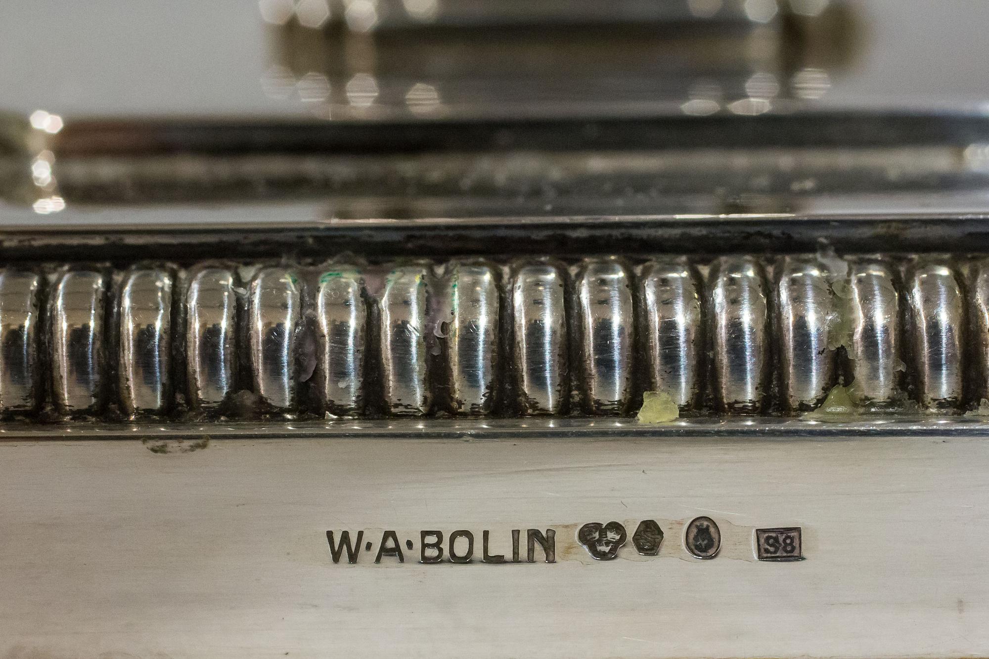 W.A BOLIN, kandelabrar, ett par, Stockholm 1944.