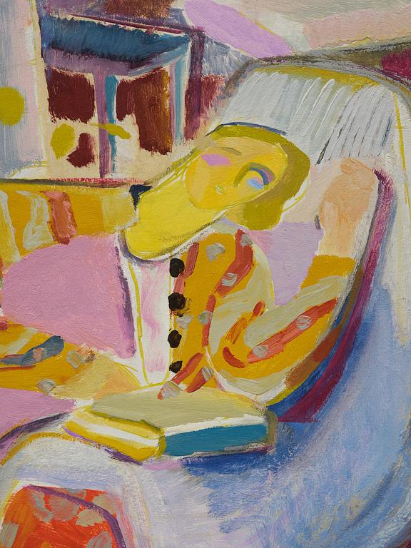 Ivon Hitchens, "Figure reading, Adelaide Road".