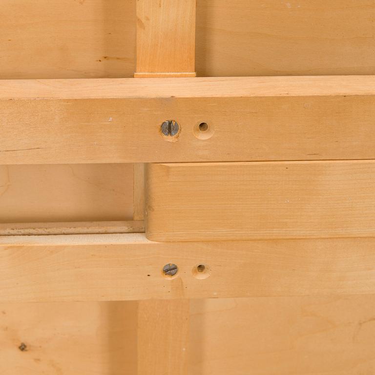 Alvar Aalto, A mid-20th century drop leaf table and three chairs for O.Y. Huonekalu-ja Rakennustyötehdas A.B.