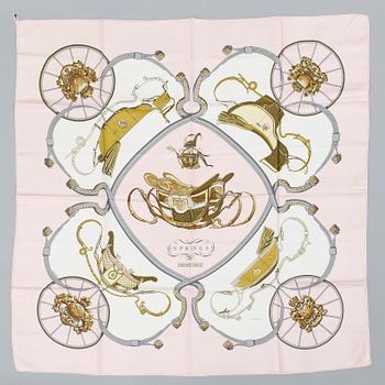 HERMÈS, scarf "Springs".