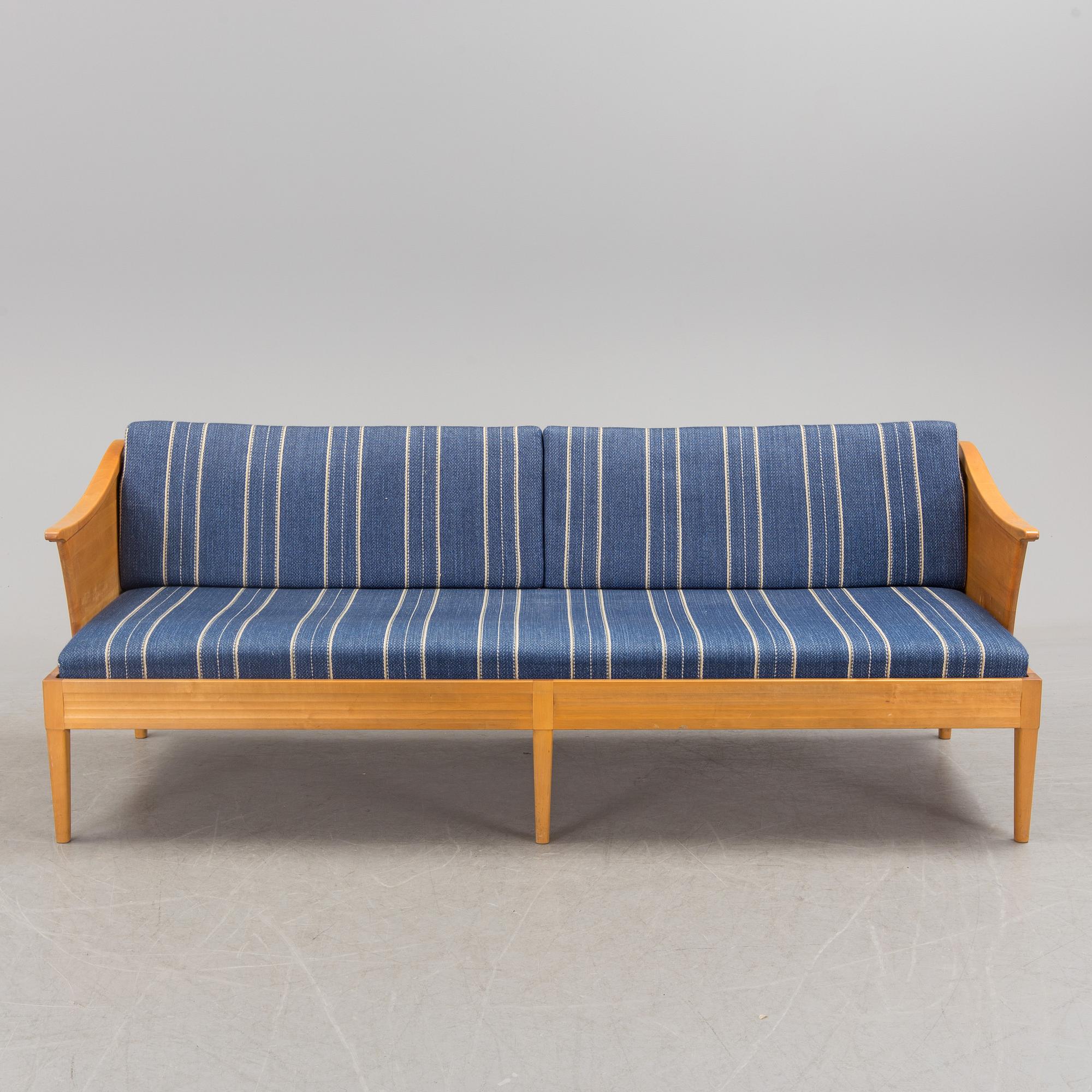 A 'Stora salen' sofa by Carl Malmsten.