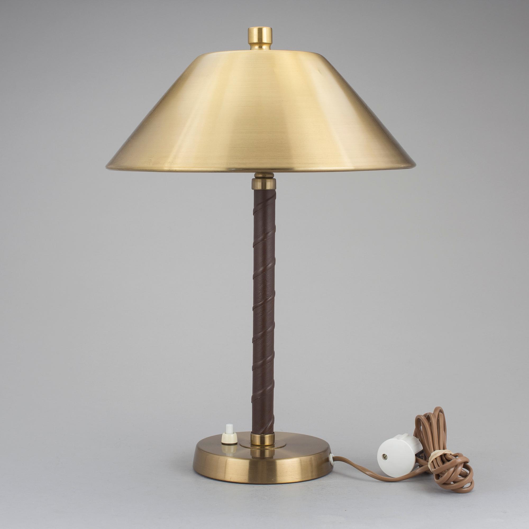 BORDSLAMPA, Einar Bäckström, Malmö, 1940-tal.