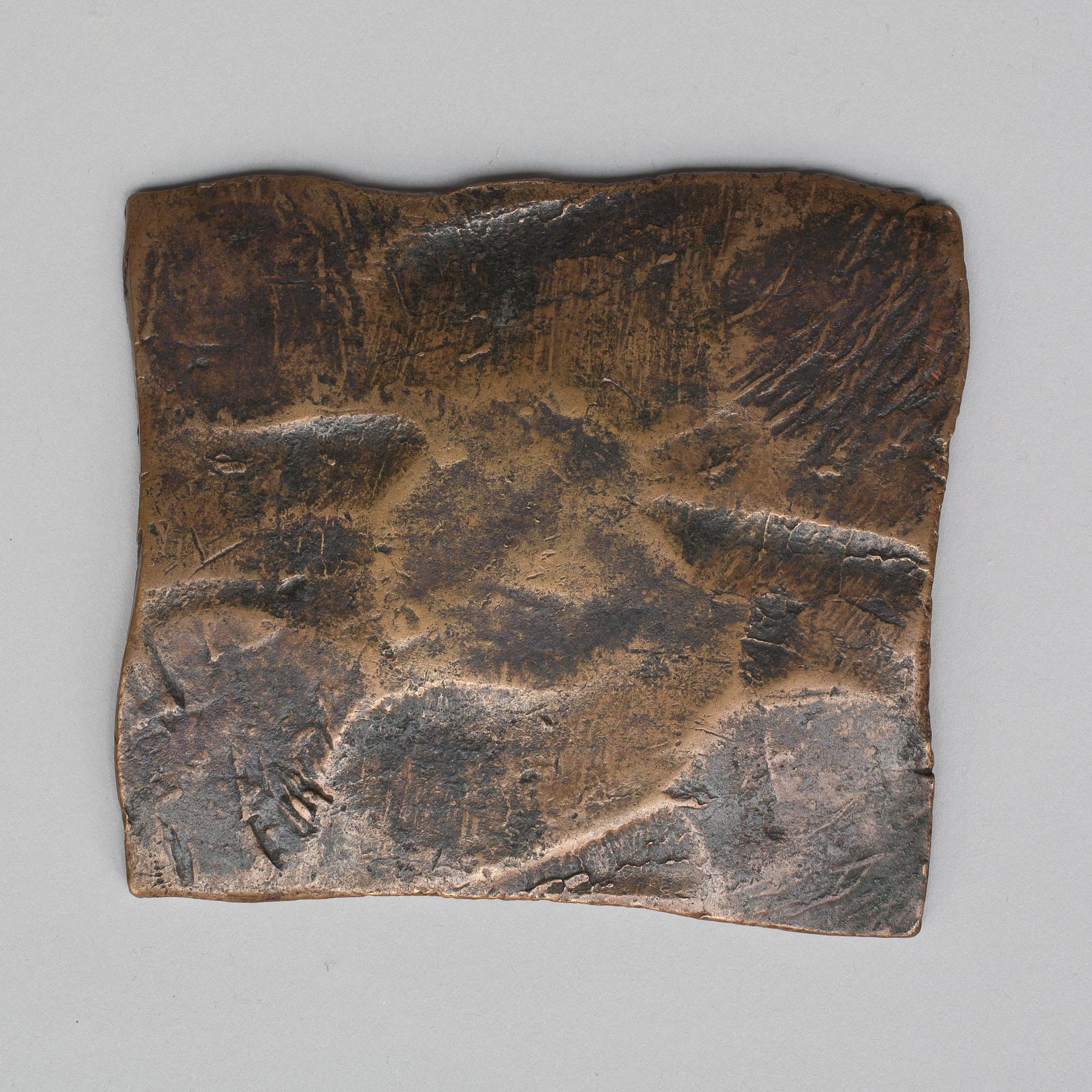 PLÅTMYNT, 1/2 daler silfermynt, Fredrik I av Sverige 1722.