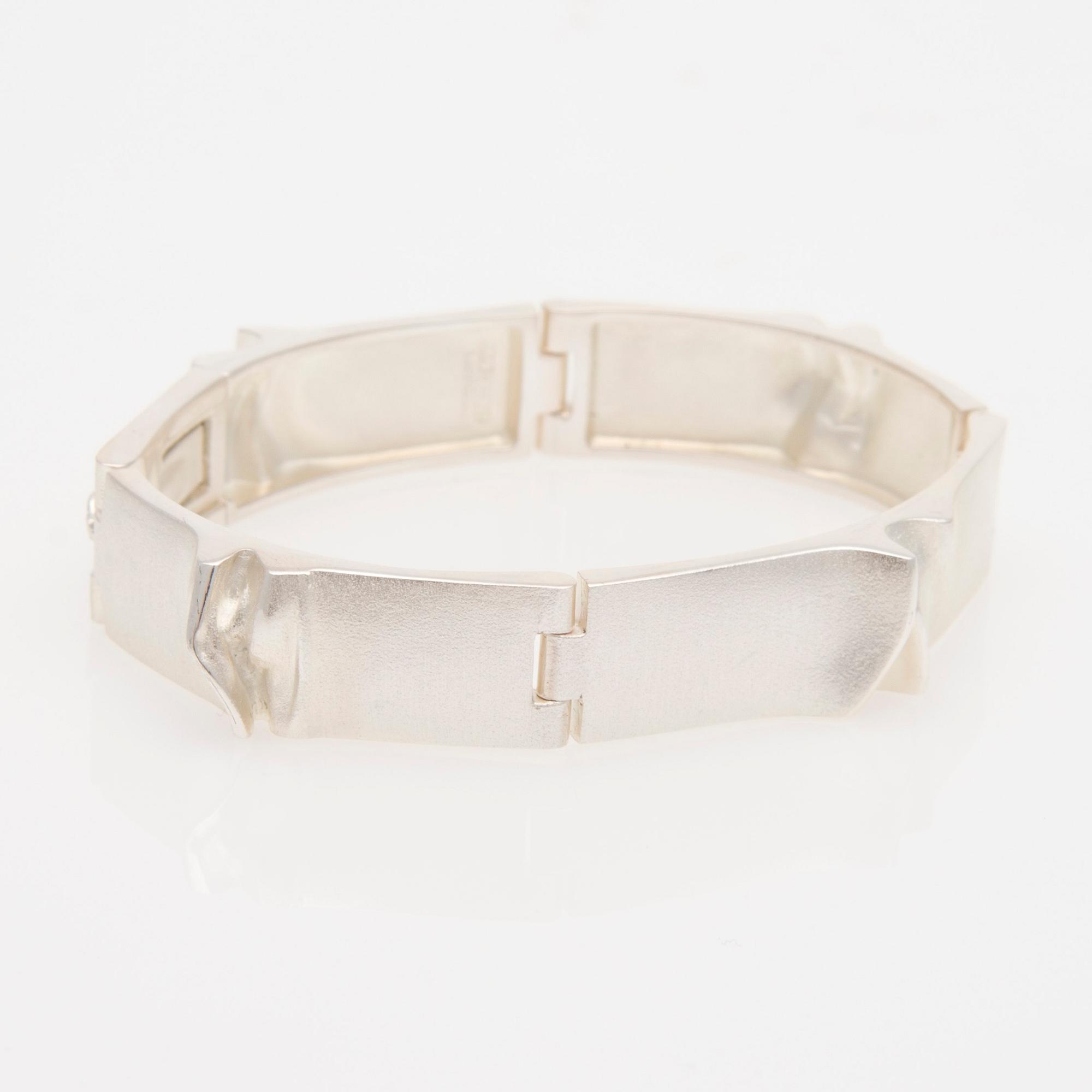 ARMBAND, "Ceres" sterlingsilver, Björn Weckström Lapponia 2006.