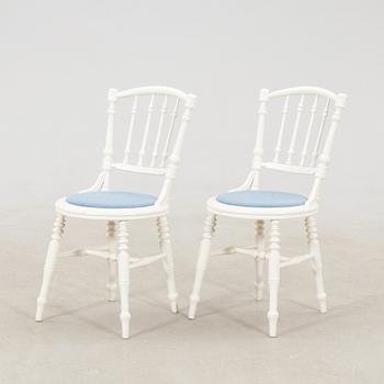 Chairs, 6 pieces, late 19th century/turn of the 20th century.