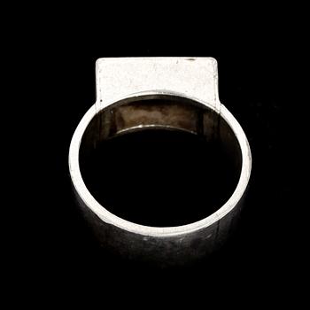 ARMLÄNK, samt RING sterling silver. Wiwen Nilsson, Lund 1958. vikt tot 24 g.