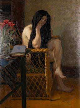 Fritz Kärfve, Sitting nude.
