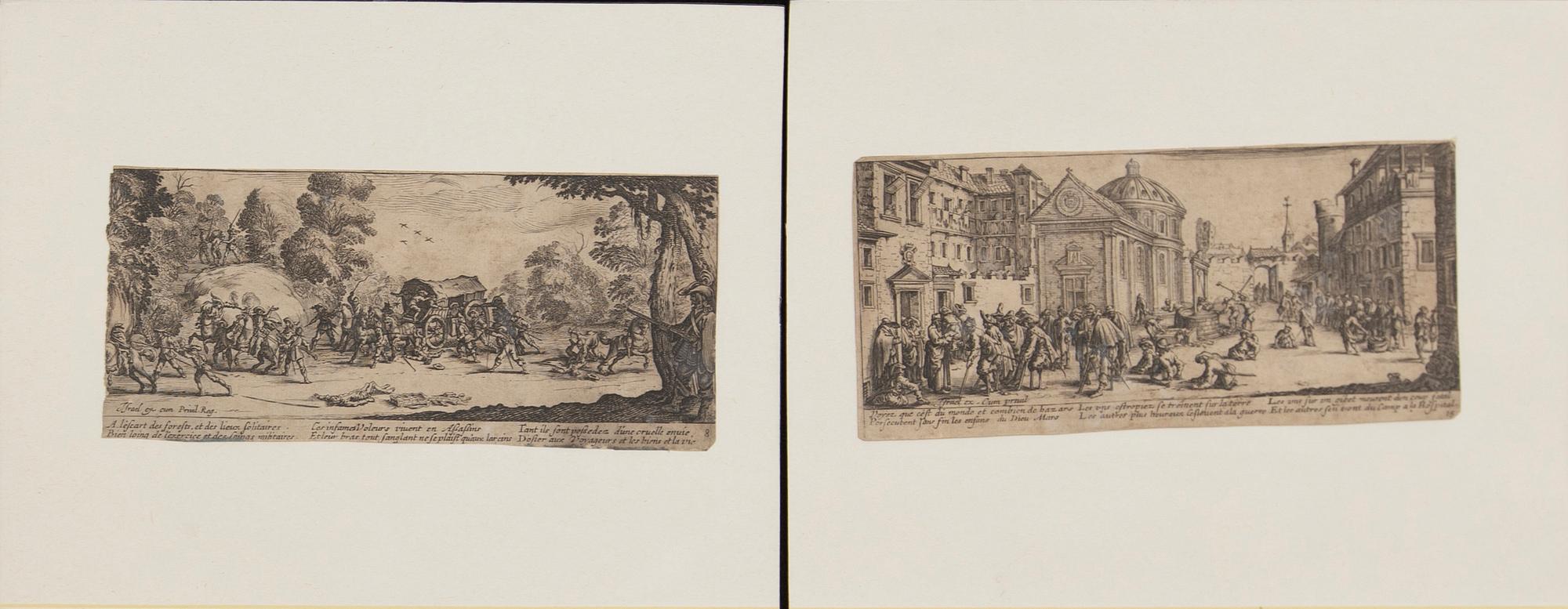 Jacques Callot, 9 etchings, Paris 1633,