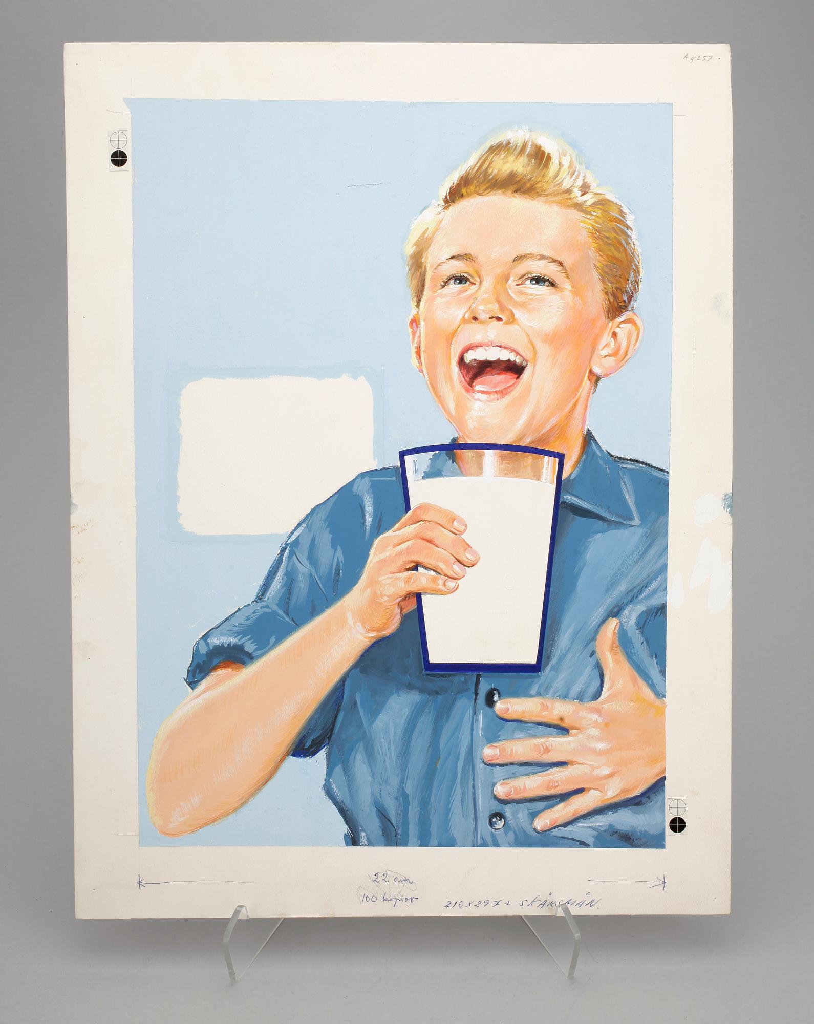 REKLAMORIGINAL, 2st, bl.a. TOY-tuggummi,1900-talets mitt.