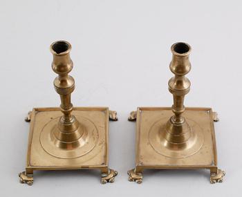 LJUSSTAKAR, 1 par, 1700/1800-tal.