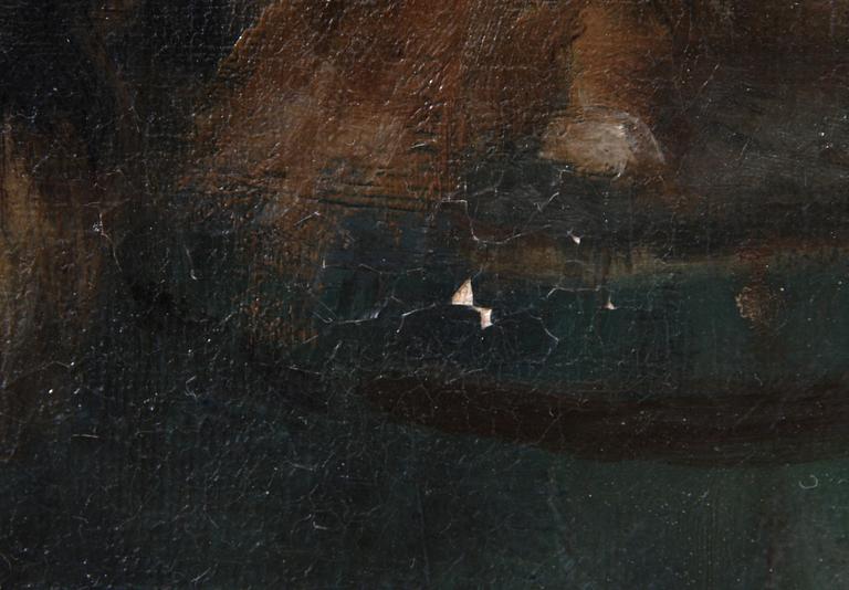 OKÄND KONSTNÄR, olja på duk, sign "J Allan Dowson", 1800-talets andra hälft.
