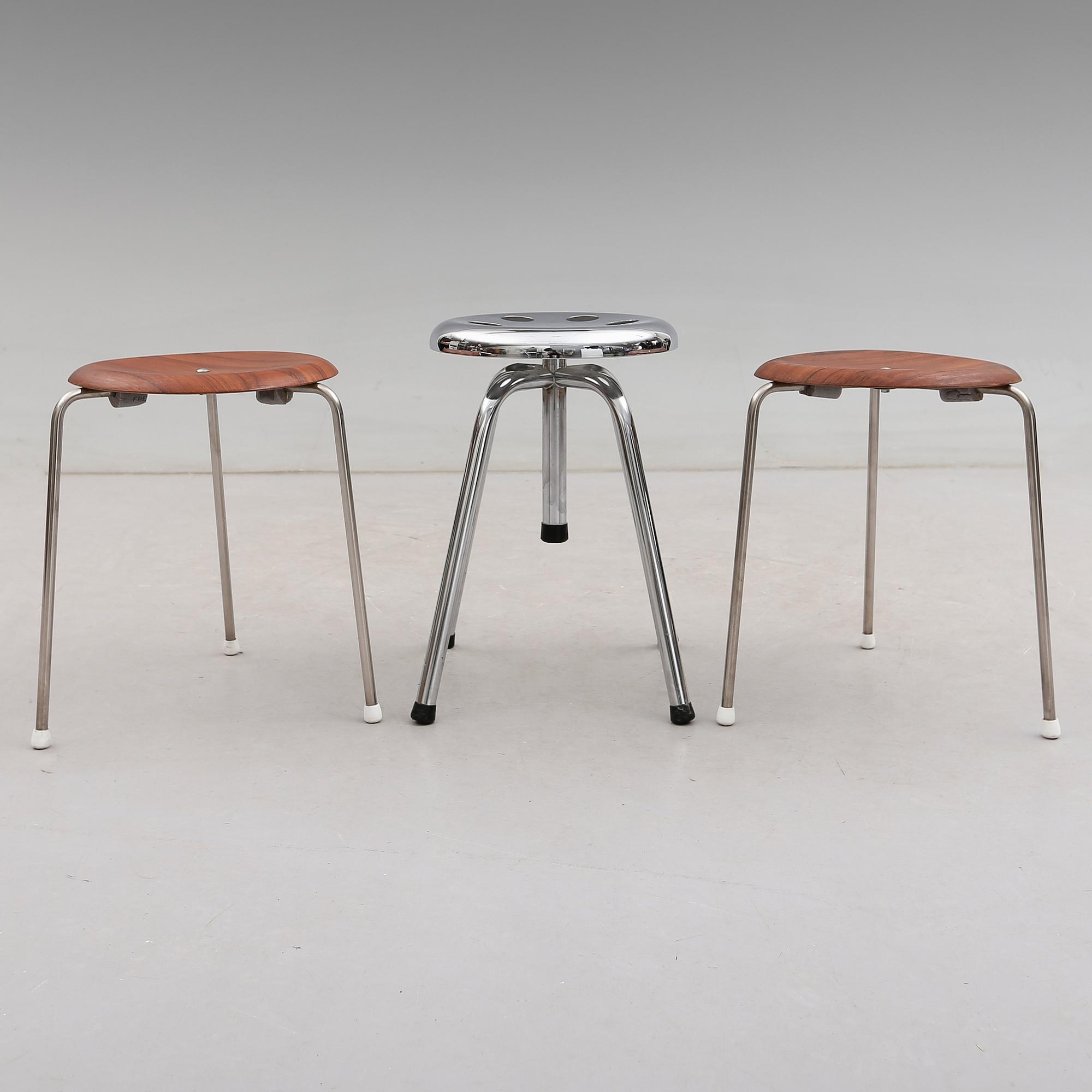 PALLAR, 3 st, bl a Fritz Hansen, 1900-talets andra hälft.