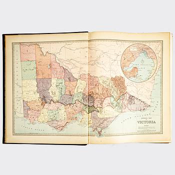 Andrew Garran 'Picturesque atlas of Australasia', förstaupplagan, tre volymer, Sidney 1886-88.