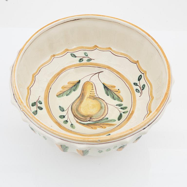 Skål på fot, fajans, Bo Fajans, 1920-tal.