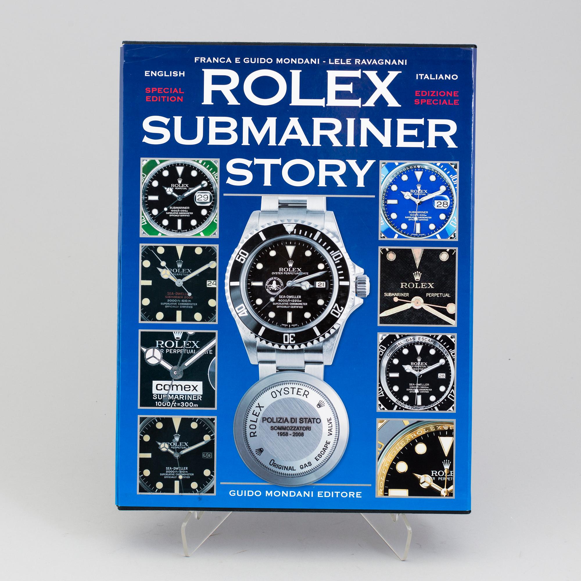 ROLEX SUBMARINER STORY Special Edition written by Mondani Ravagnani Bukowskis