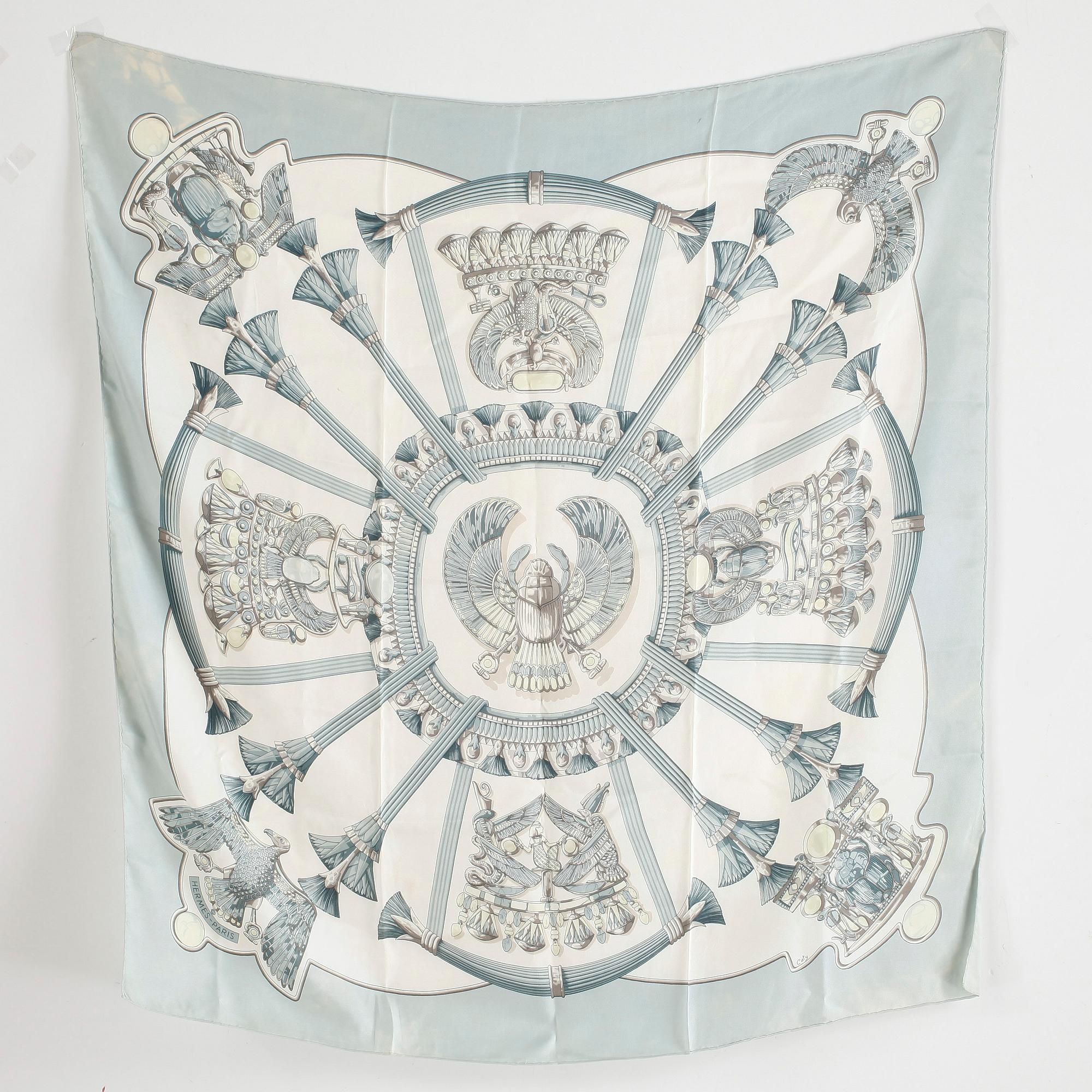 SCARF, Hermès, "Egypte - Scarabées et Pectoraux".