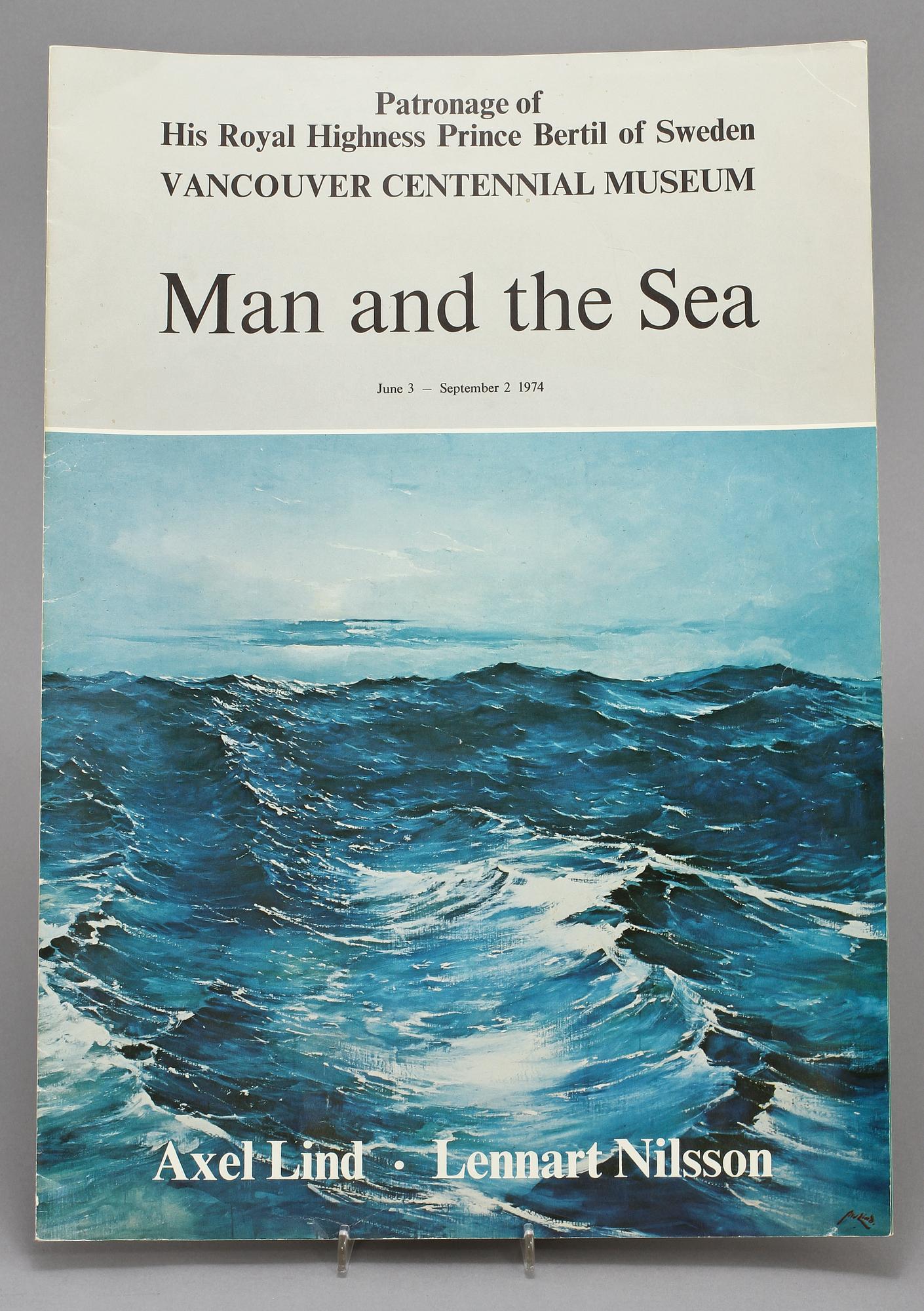 AXEL LIND, olja på duk, sign.