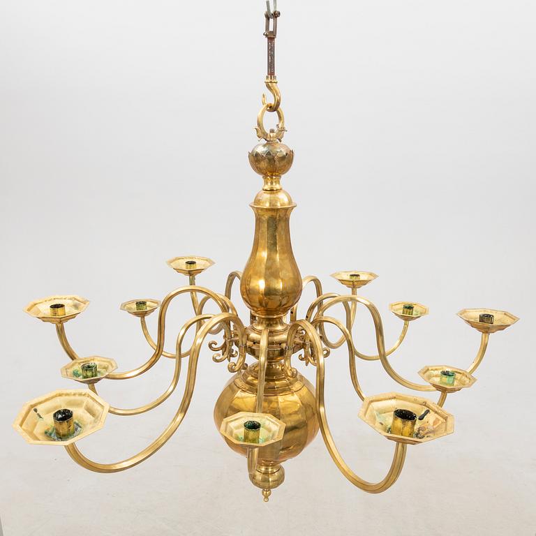 Chandelier, Baroque style, first half of the 20th century.