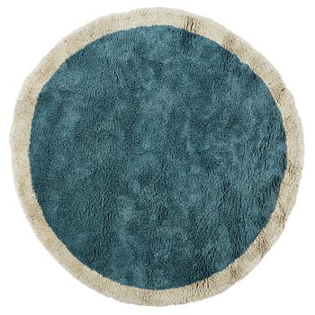 213. Arne Jacobsen, A UNIQUE CARPET, circular, a rya pile variant, diameter ca 300 cm, designed by Arne Jacobsen.