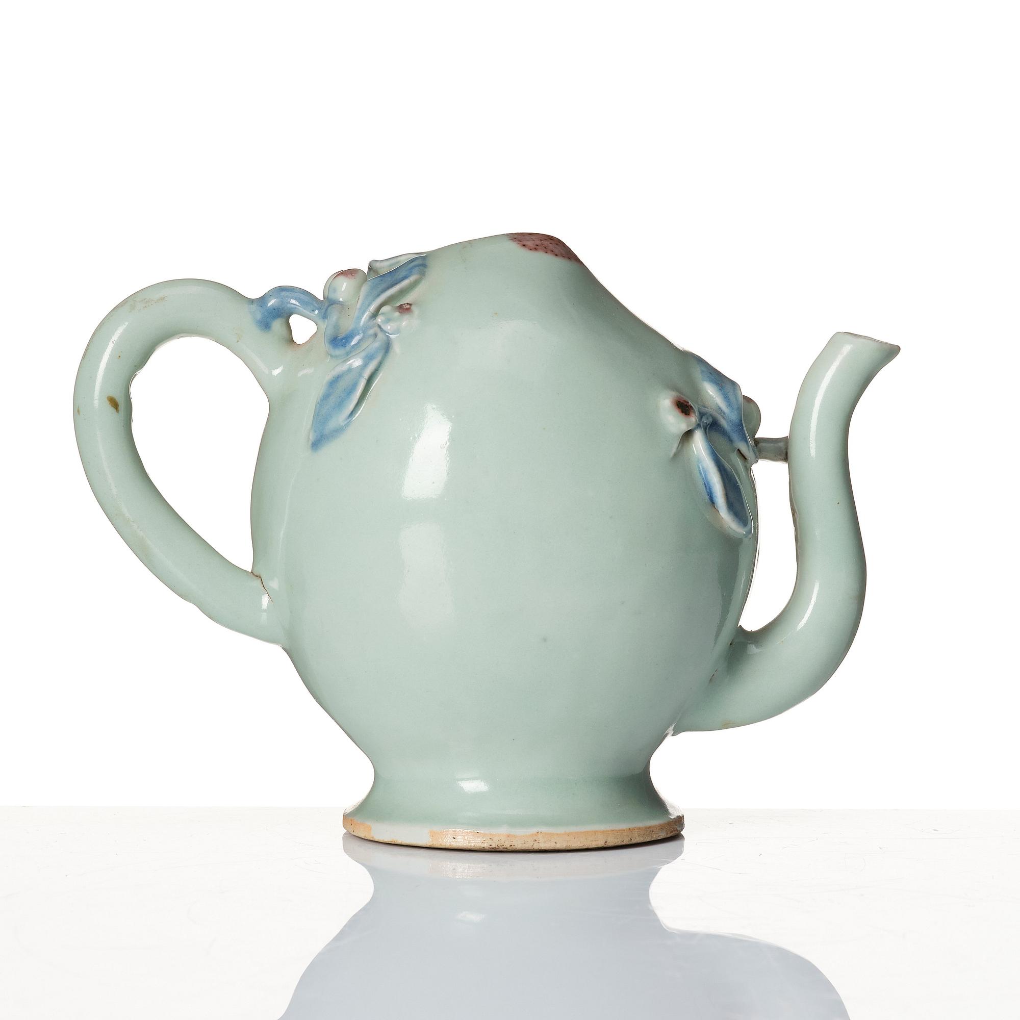 Cadogankanna, porslin. Qingdynastin, 1800-tal.