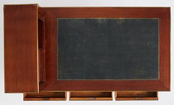 A late Gustavian style writing table, 19th century.