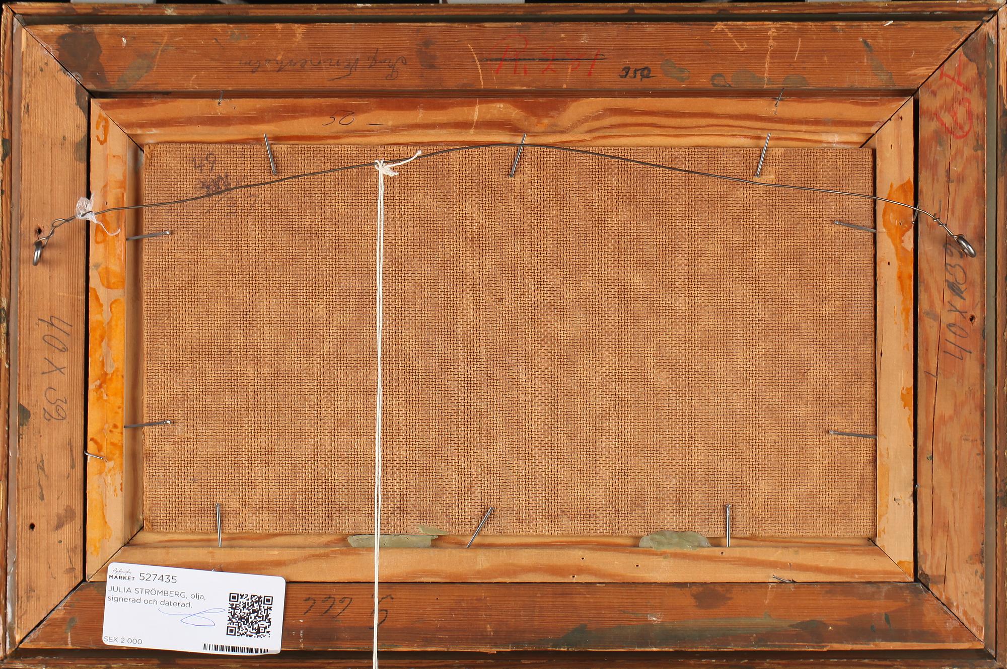 JULIA STRÖMBERG, olja på duk, signerad och otydligt daterad.