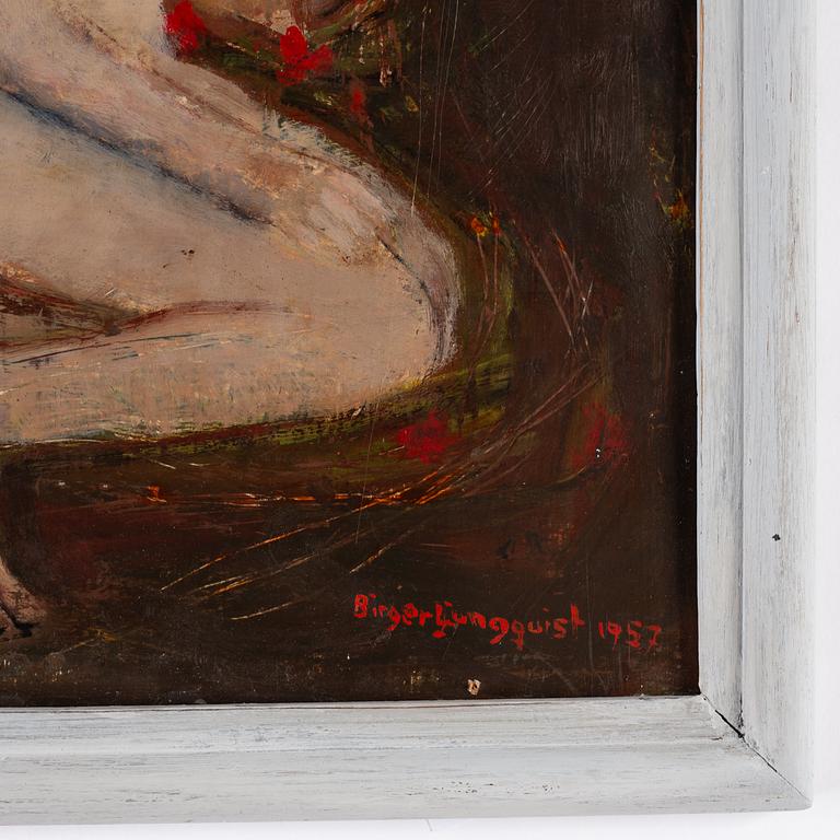 Birger Ljungquist, oil on panel, signed and dated 1957.