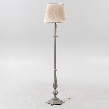 Floor lamp, tin, 1920s-30s.
