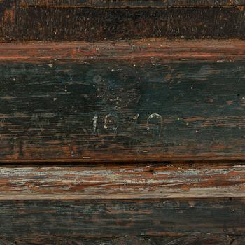 Hängskåp sk  Änglaskåp, daterat 1810.