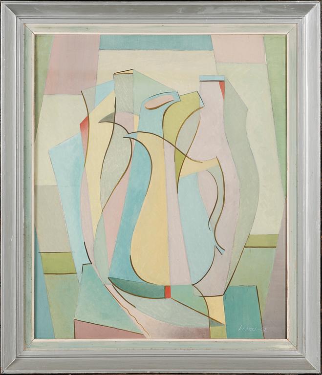 ARVID BROMS, KUBISTISK STILLEBEN.