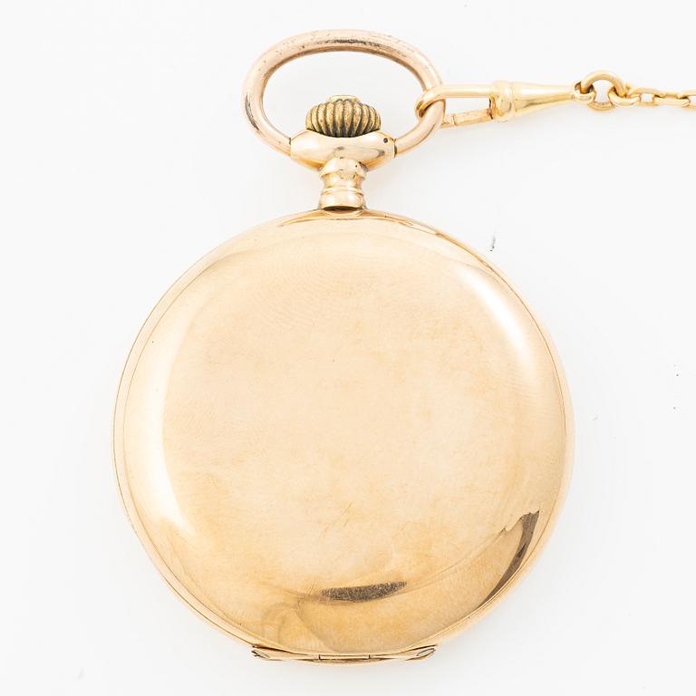 Pocket watch, hunter, 50.5 mm.
