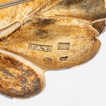 Brosch silver 1800-tal.