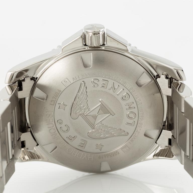 Longines, HydroConquest, wristwatch, 41 mm.
