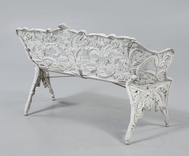 TRÄDGÅRDSSOFFA, Melins metallgjuteri Anderstorp, 1900-tal.