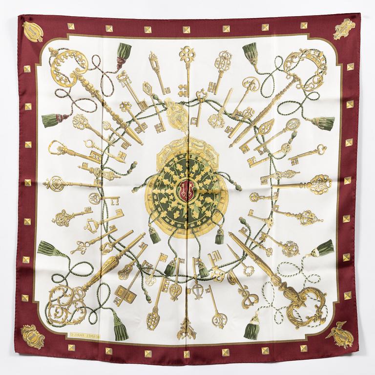 Hermès, scarf, "Les Clés".