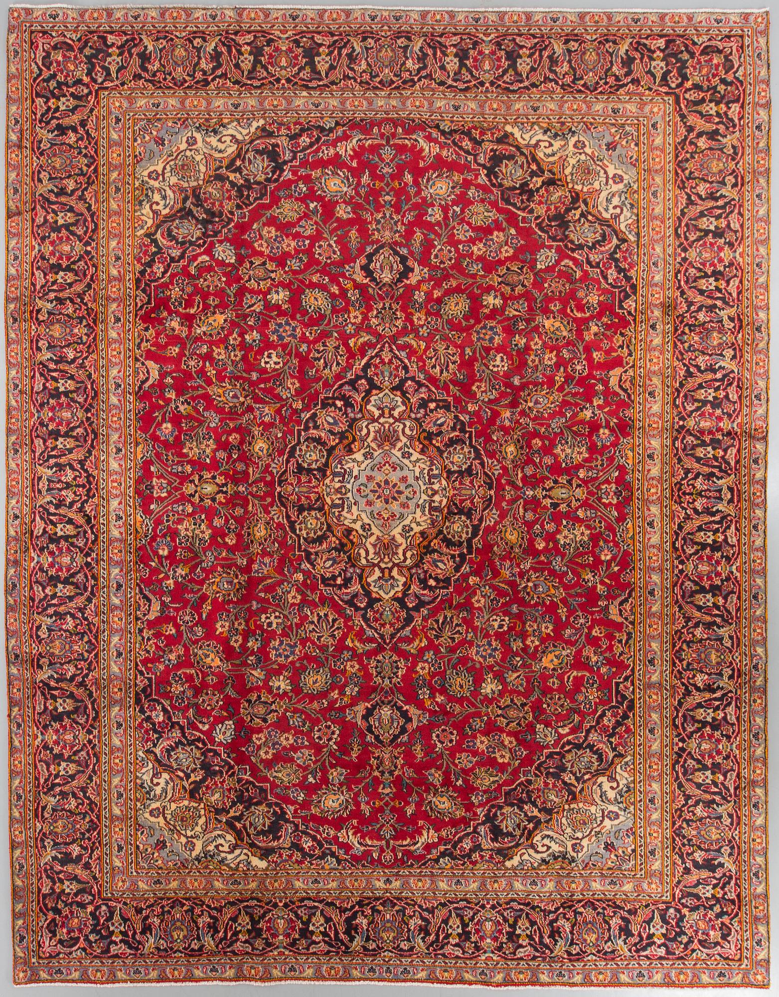 CARPET, old, Kashan, circa 394 x 293 cm.